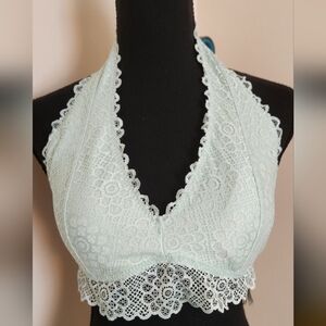 Hollister White Lace Bralette